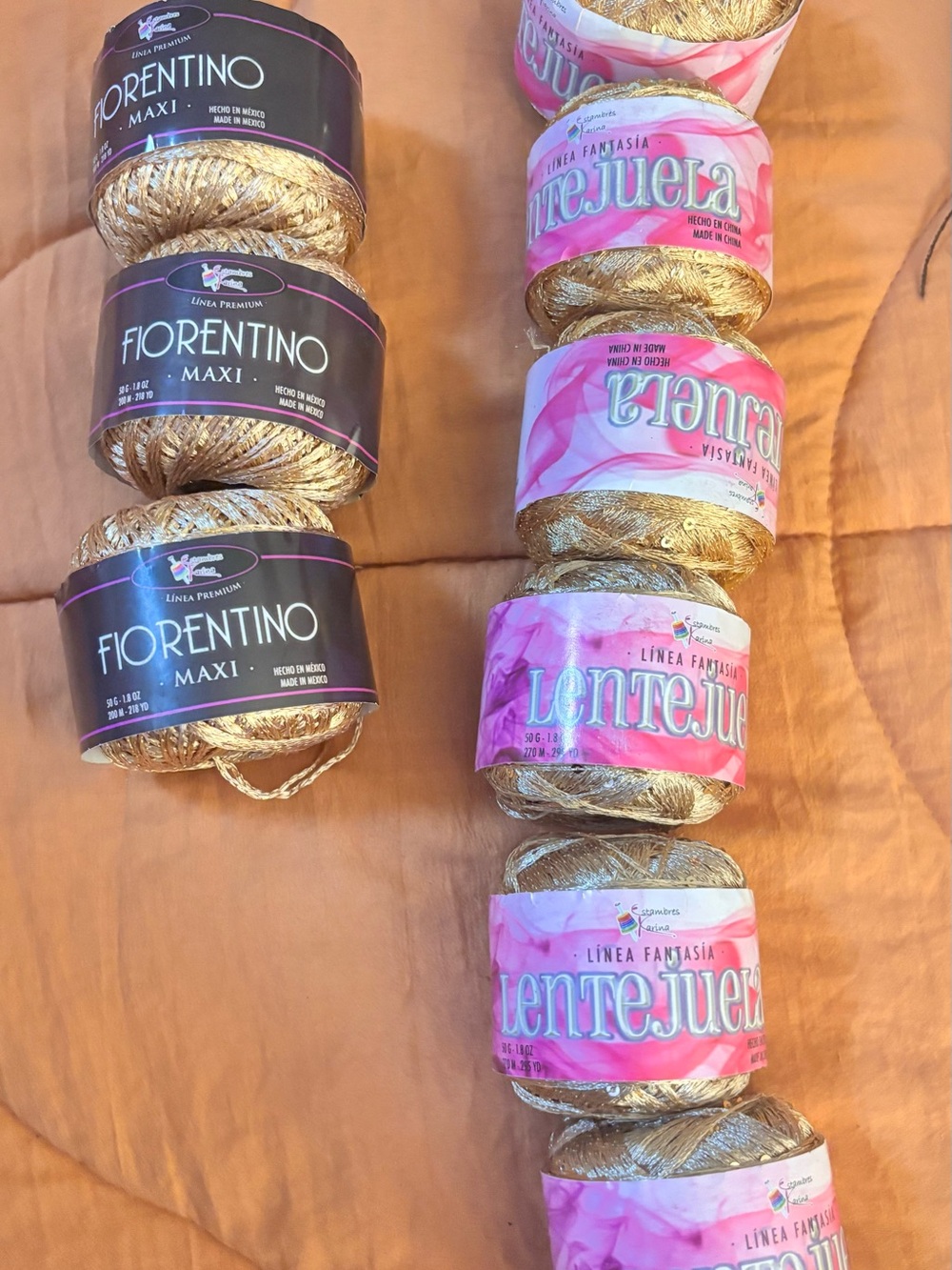 9 Yarns Maxi Gold Decorative Yarn -
